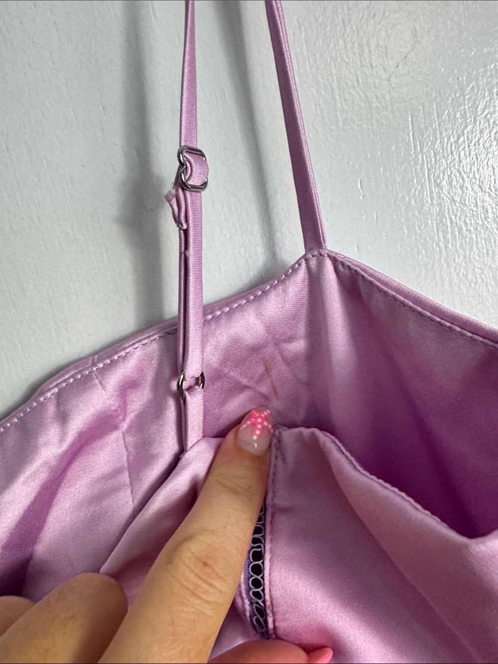 House of CB ANABELLA Ombre Print Lace Up Maxi Dress Pink Purple Size Large - Picture 10 of 16